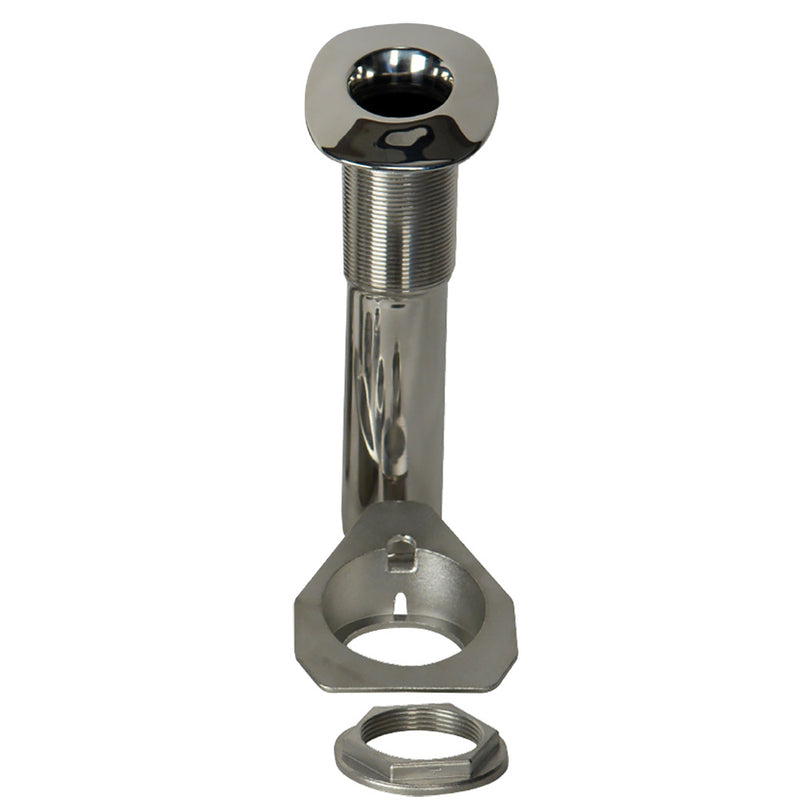 C.E. Smith 80 Series Screwless Flush Mount Rod Holder - 15 Degree - Stainless Steel - Cast Bottom - Black Liner [53687C]