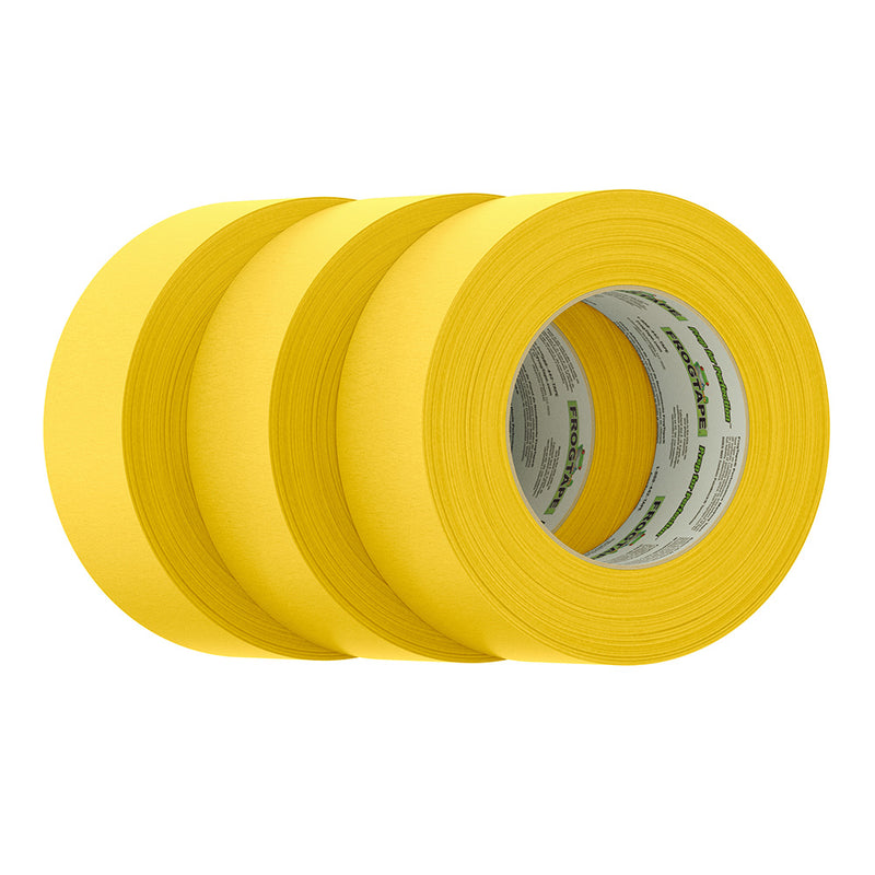 FrogTape CP 225 Medium-High Adhesion Masking Tape - 48MM x 55M x 3-Pack - Gold - Rated for 225F [105322]