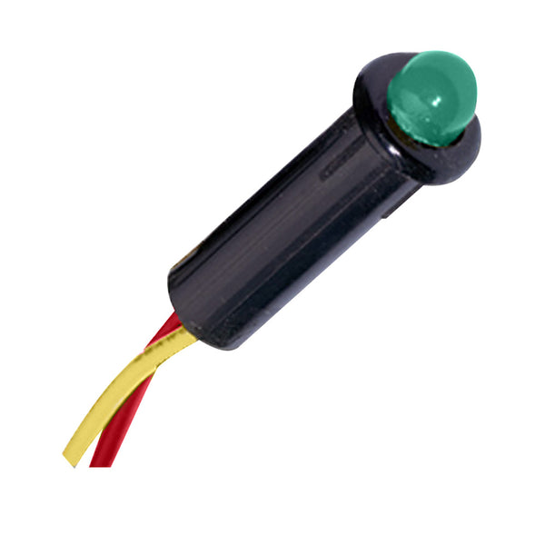 Paneltronics LED Indicator Light - Green - 12-14 VDC - 1/4" [048-004]