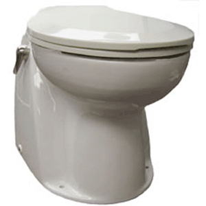 Raritan Atlantes Freedom w/ Vortex-Vac - Household Style - White - Freshwater Solenoid - Smart Toilet Control - 12v [AVHWF01201]