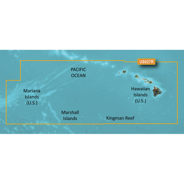 Garmin BlueChart g3 HD - HXUS027R - Hawaiian Islands - Mariana Islands - microSD/SD [010-C0728-20]