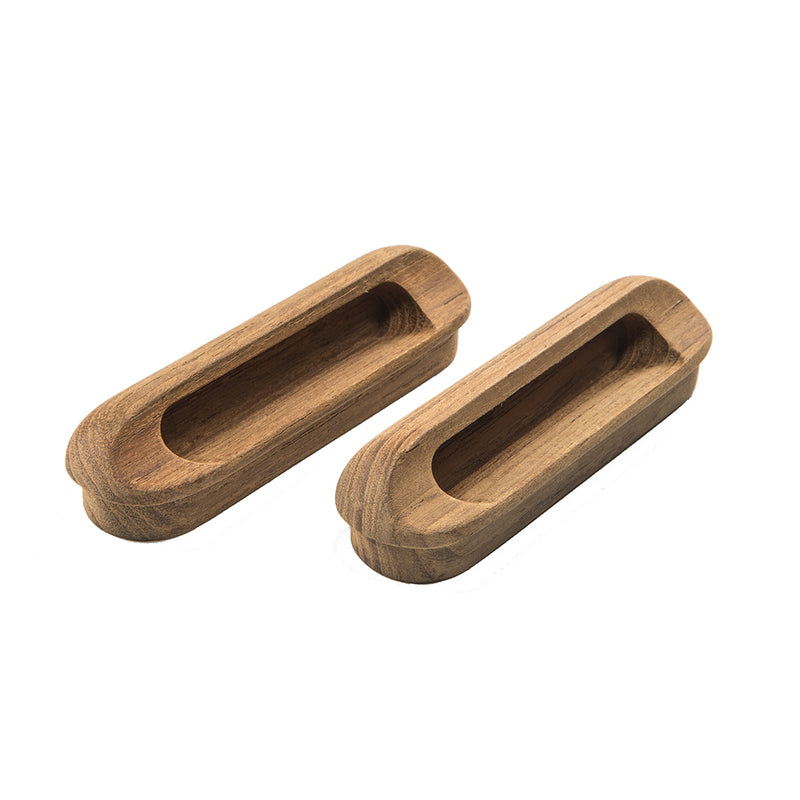 Whitecap Teak Oblong Drawer Pull - 4-1/16"L - 2 Pack [60124-A]