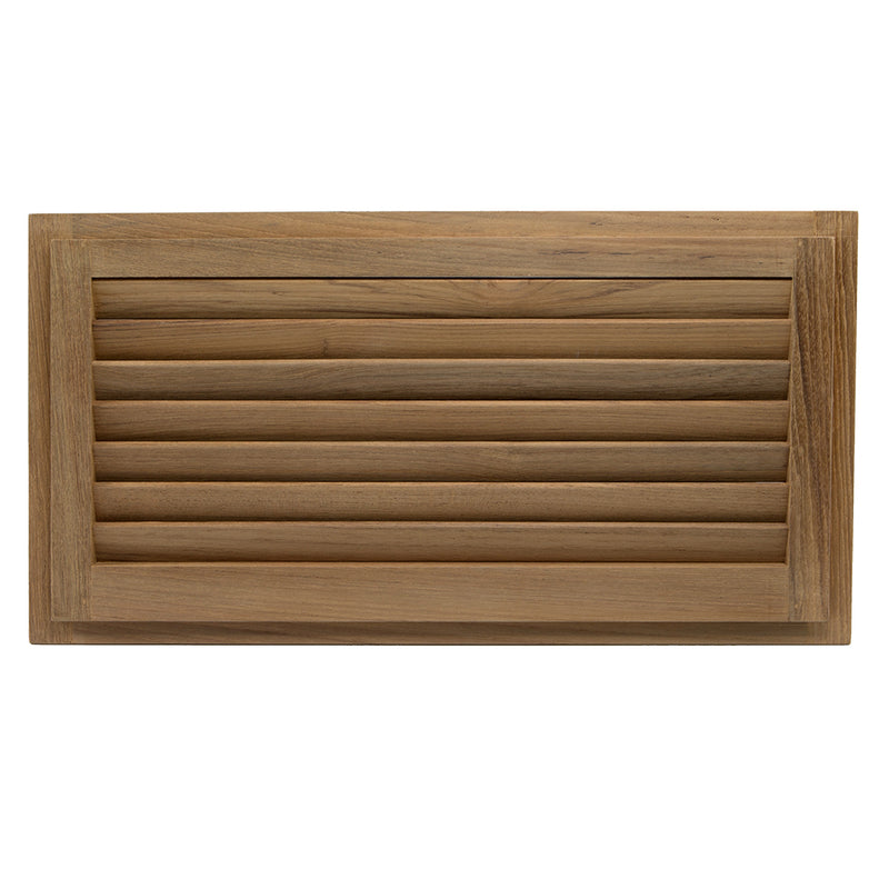 Whitecap Teak Louvered Insert - 9-3/8" x 18" x 3/4" [60716]