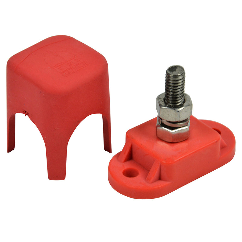 BEP Pro Installer Single Insulated Distribution Stud - 1/4" - Positive [IS-6MM-1R/DSP]