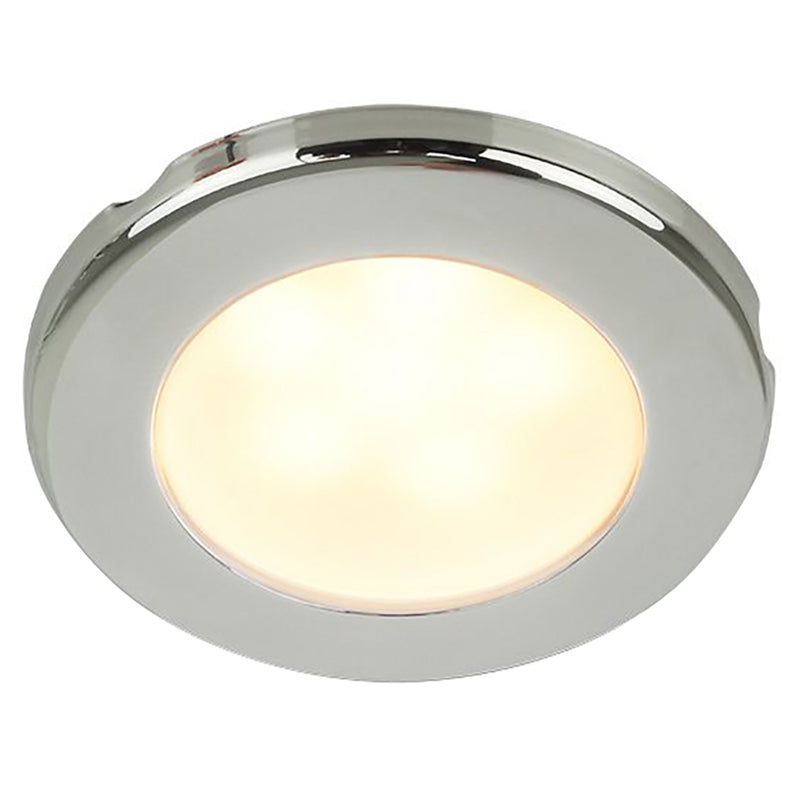 Hella Marine EuroLED 75 3" Round Screw Mount Down Light - Warm White LED - Stainless Steel Rim - 12V [958109021]