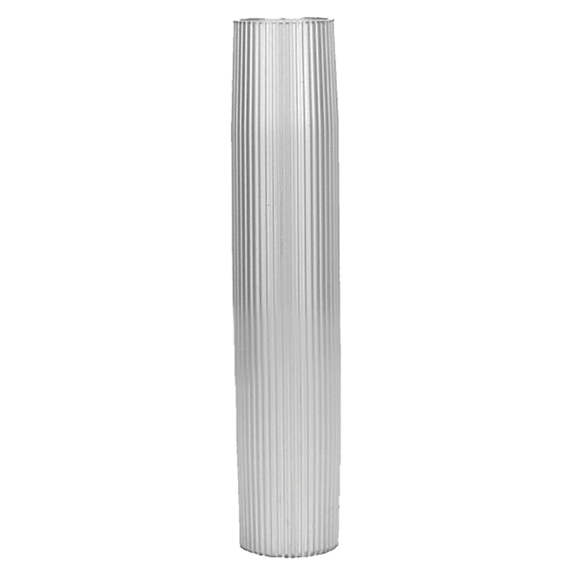 TACO Aluminum Ribbed Table Pedestal - 2-3/8" O.D. - 27-1/2" Length [Z60-7279VEL27.5-2]