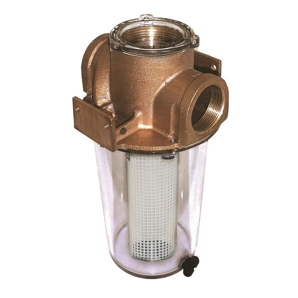 GROCO ARG-1500 Series 1-1/2" Raw Water Strainer w/Non-Metallic Plastic Basket [ARG-1500-P]