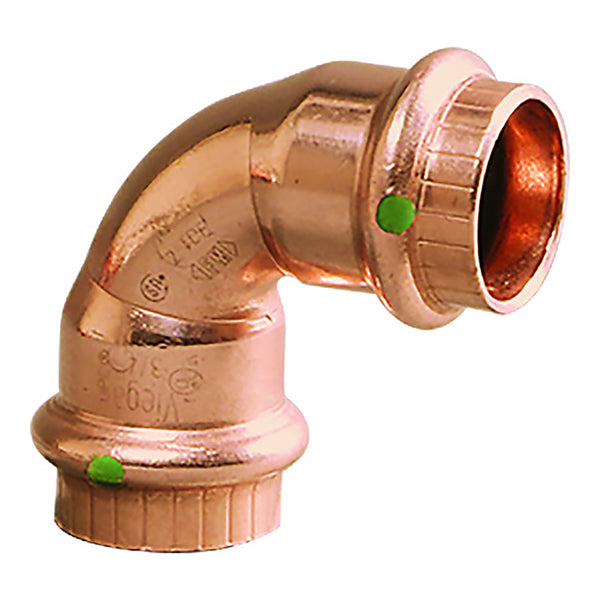 Viega ProPress 1-1/2" - 90 Copper Elbow - Double Press Connection - Smart Connect Technology [77037]