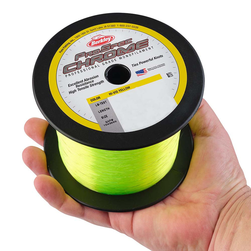 Berkley ProSpec Chrome Hi-Vis Yellow Monofilament - 25 lb - 1000 yds - PSC1B25-HVY [1543665]