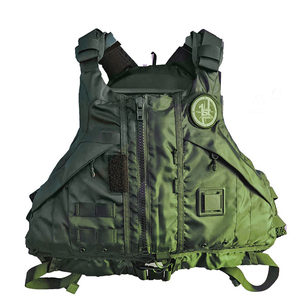 First Watch AV-1000 Kayak Style Duty PFD - Green - M/L [AV-1000-GN-M/L]