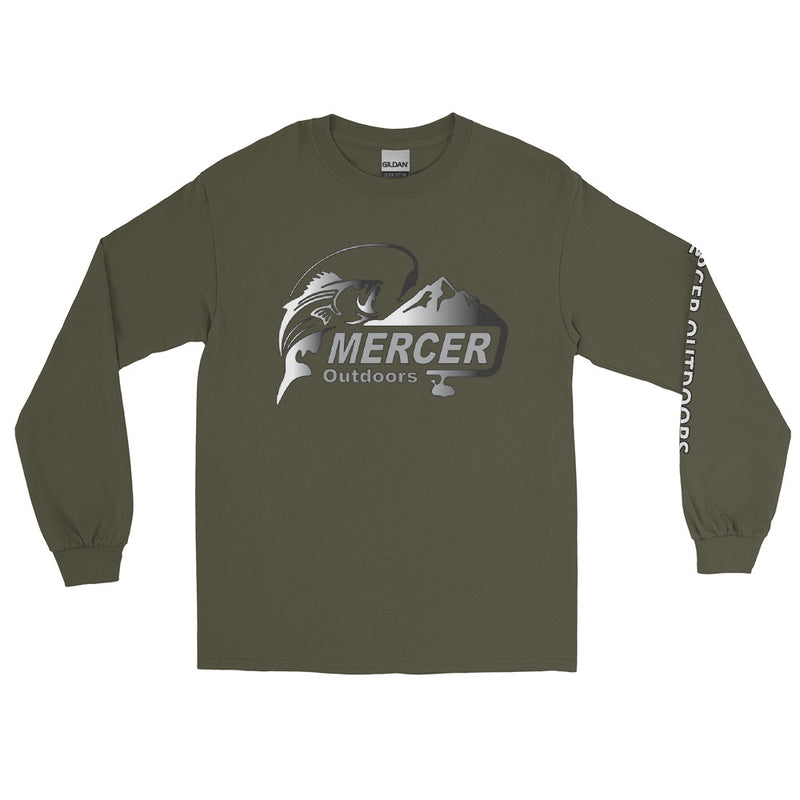 Mercer Outdoors Men’s Long Sleeve Shirt- Gildan